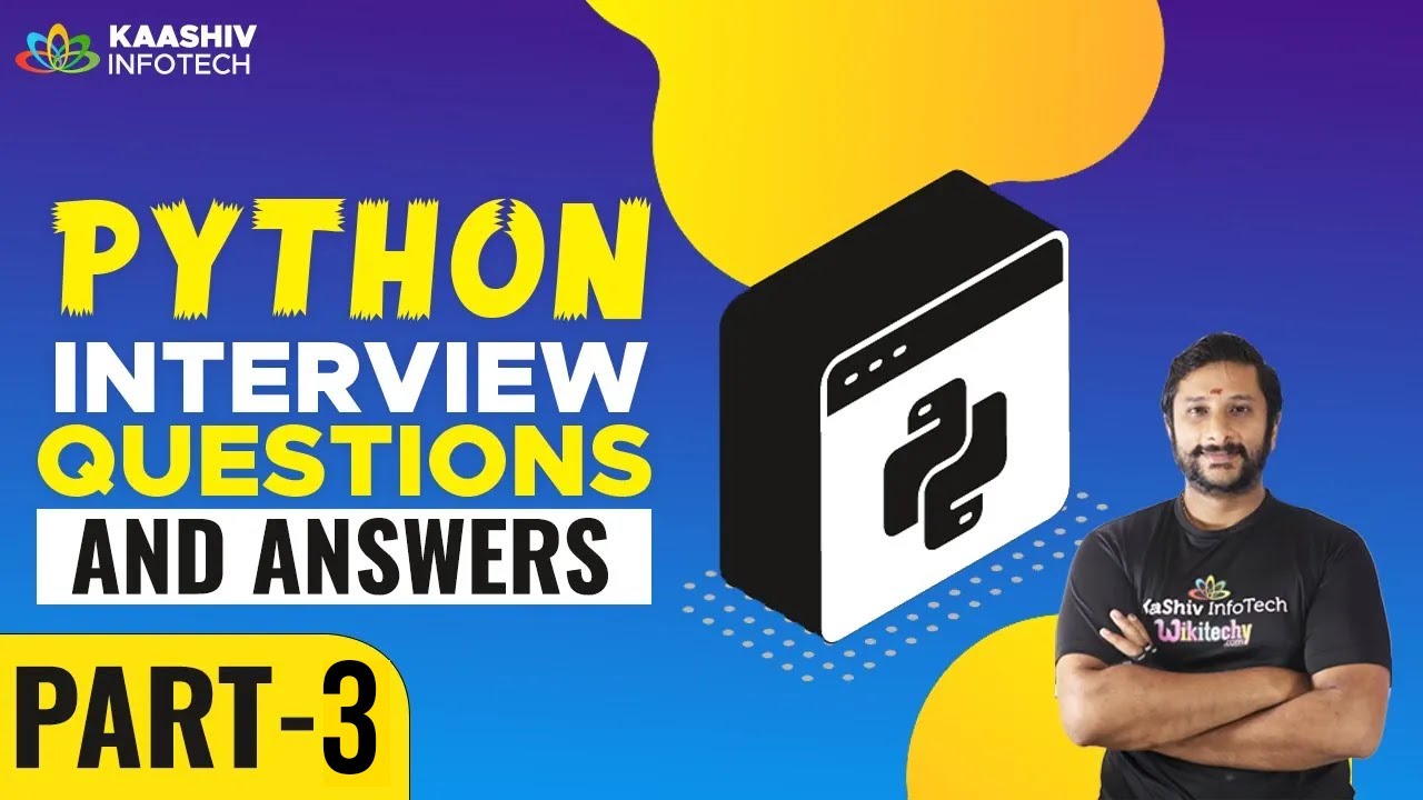 PART-3🐍 Top 15 Python Interview Questions & Answers - For Freshers and ...